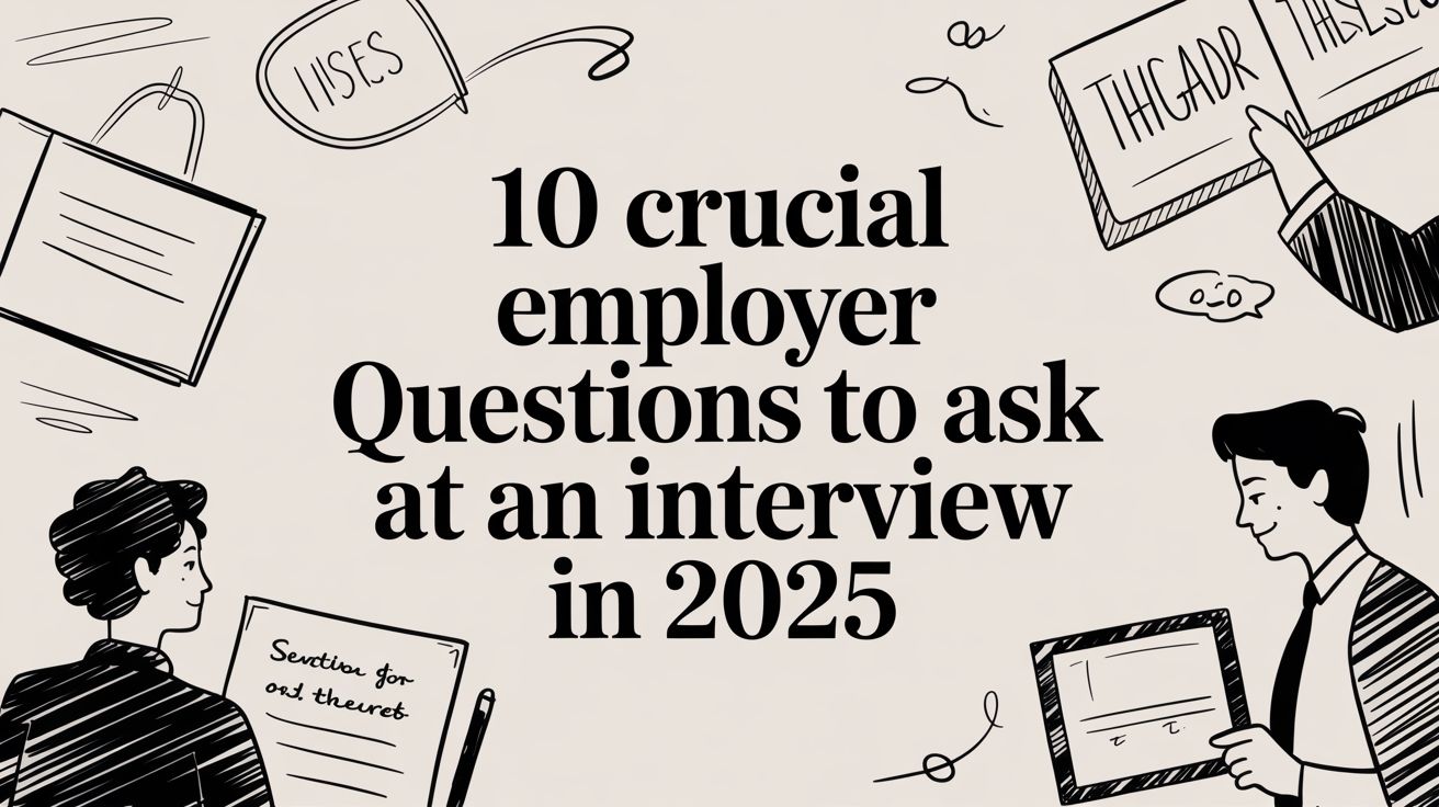 10 Crucial Employer Questions to Ask at an Interview in 2025