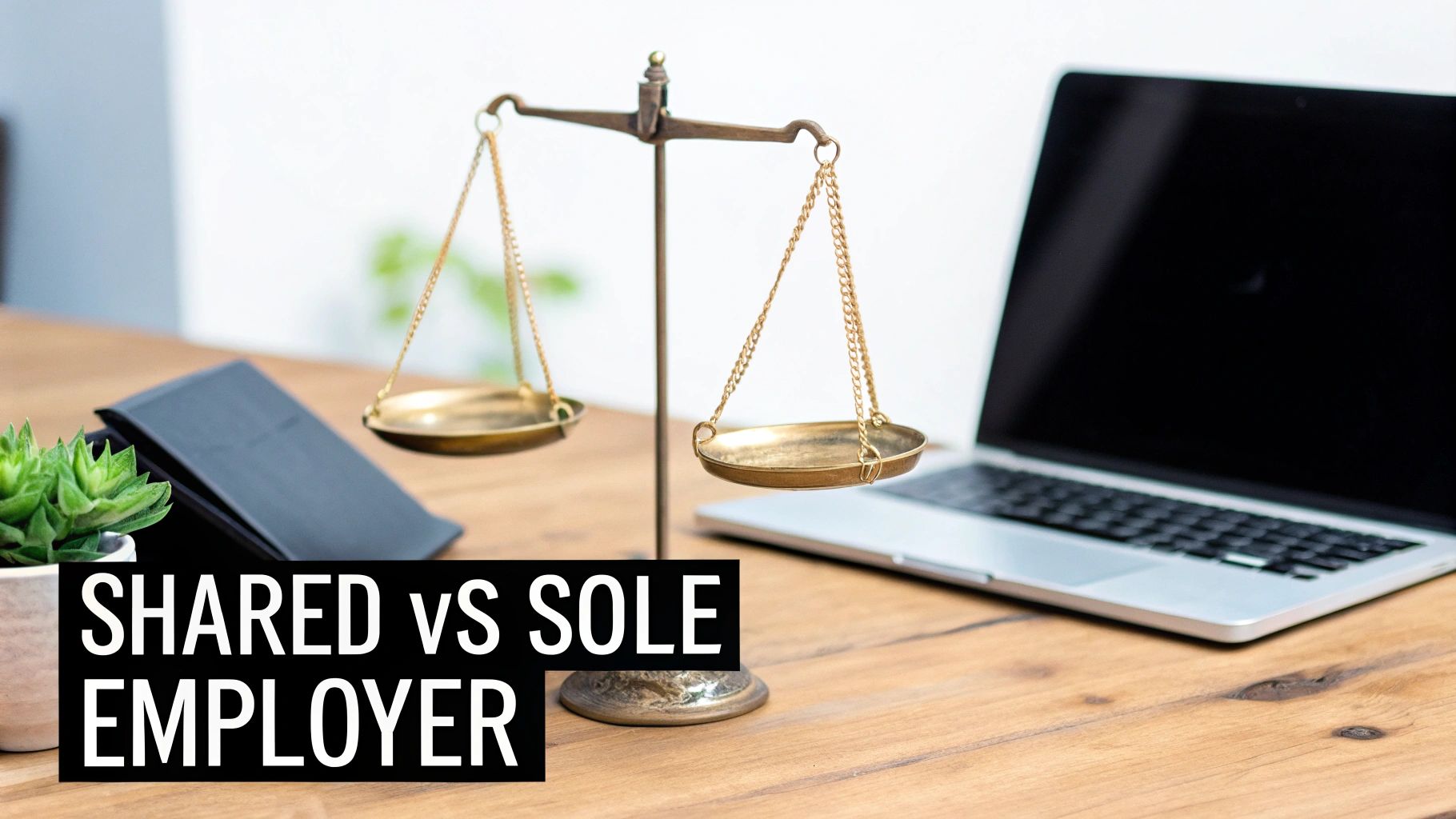 A side-by-side comparison chart on a digital screen, symbolizing the operational differences between PEO and EOR.