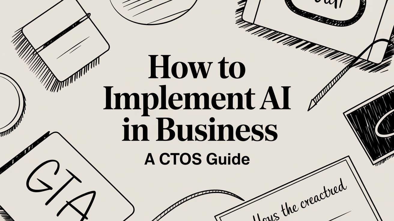 How to Implement AI in Business a CTOs Guide