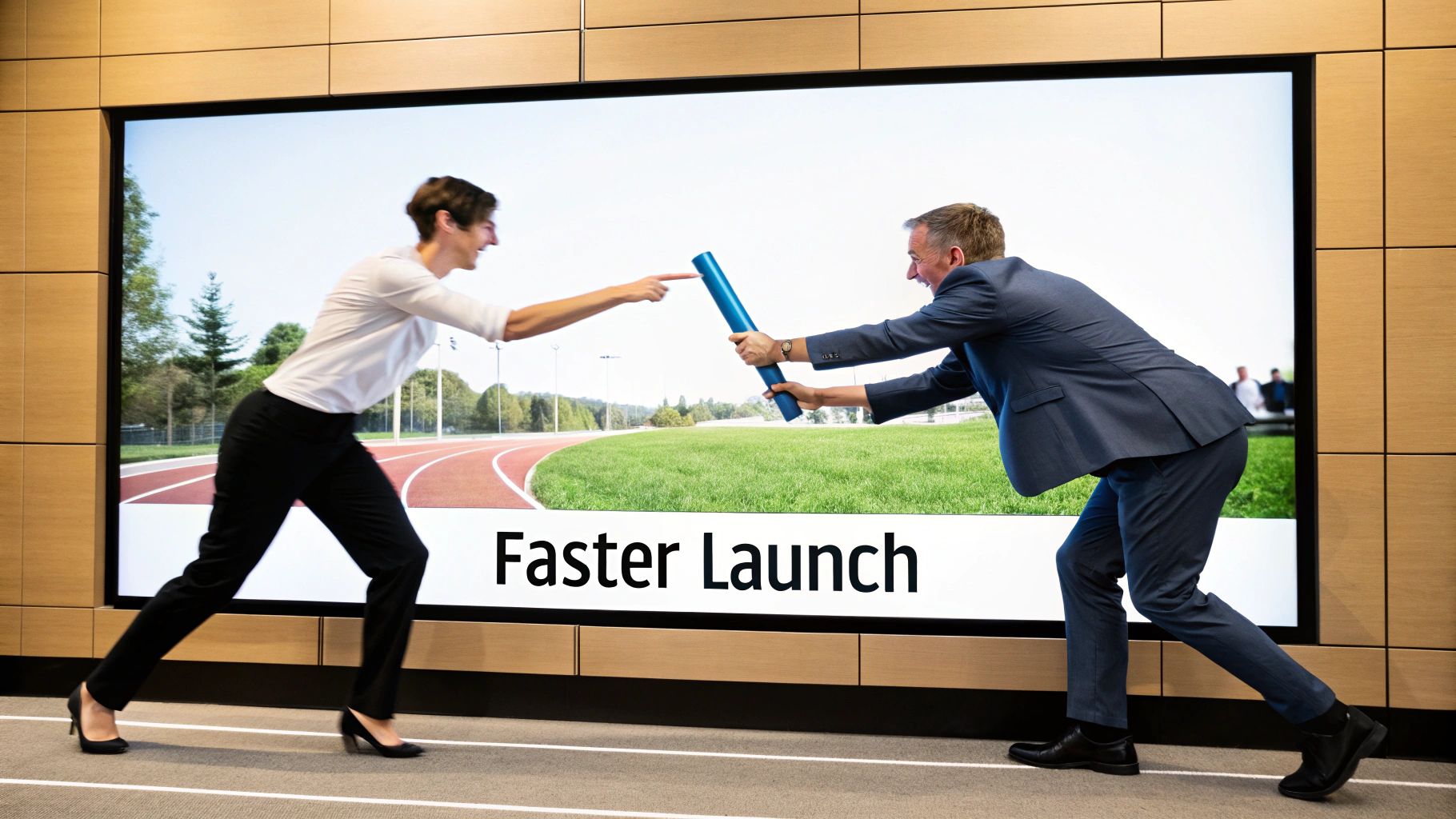 Engineers working with agility on a project roadmap