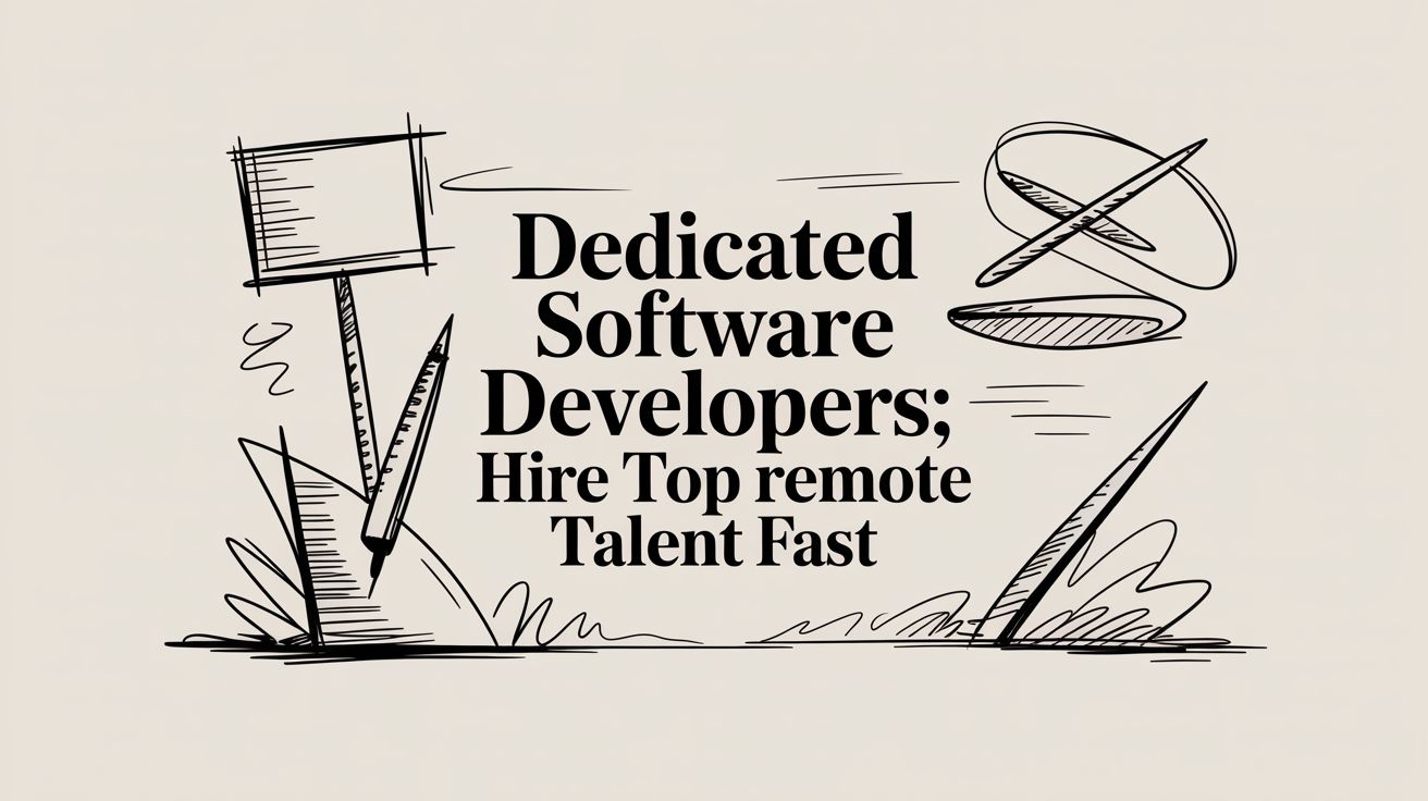 Dedicated software developers: Hire top remote talent fast