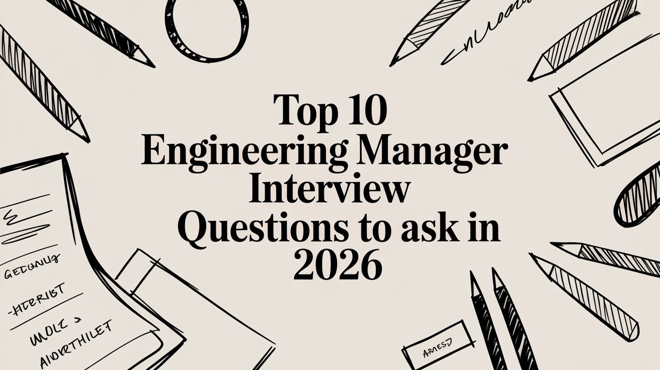 Top 10 Engineering Manager Interview Questions to Ask in 2026