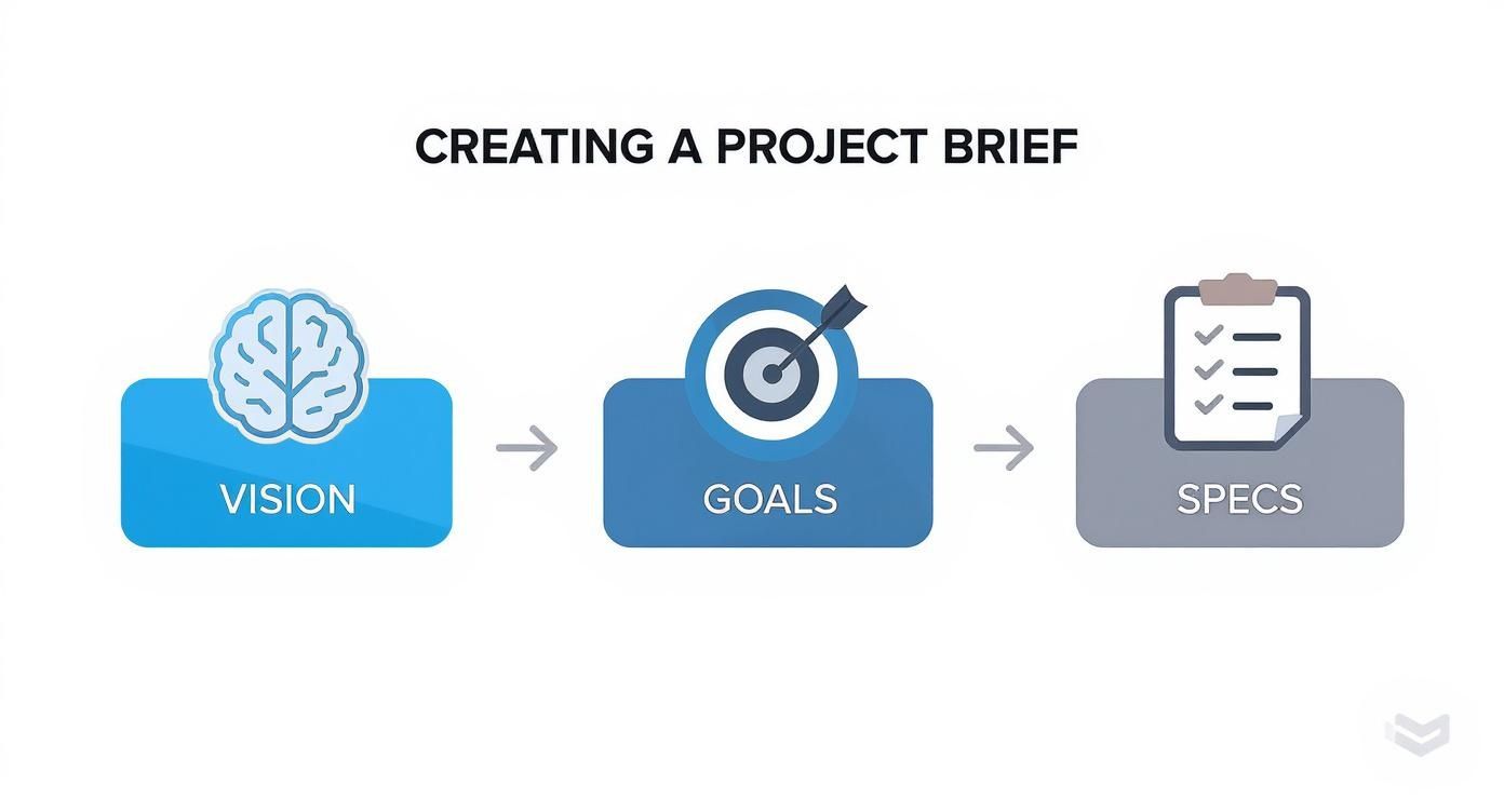 Infographic about website development outsourcing company