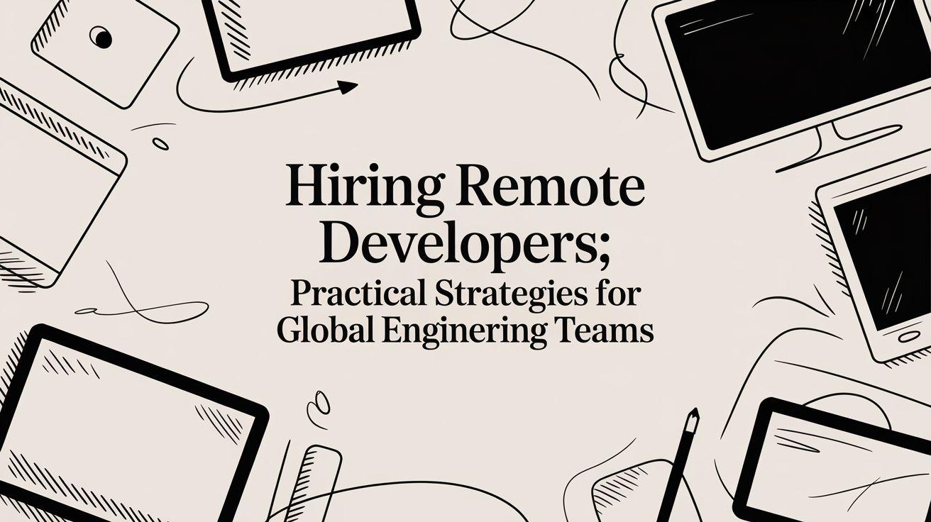Hiring remote developers: Practical strategies for global engineering teams
