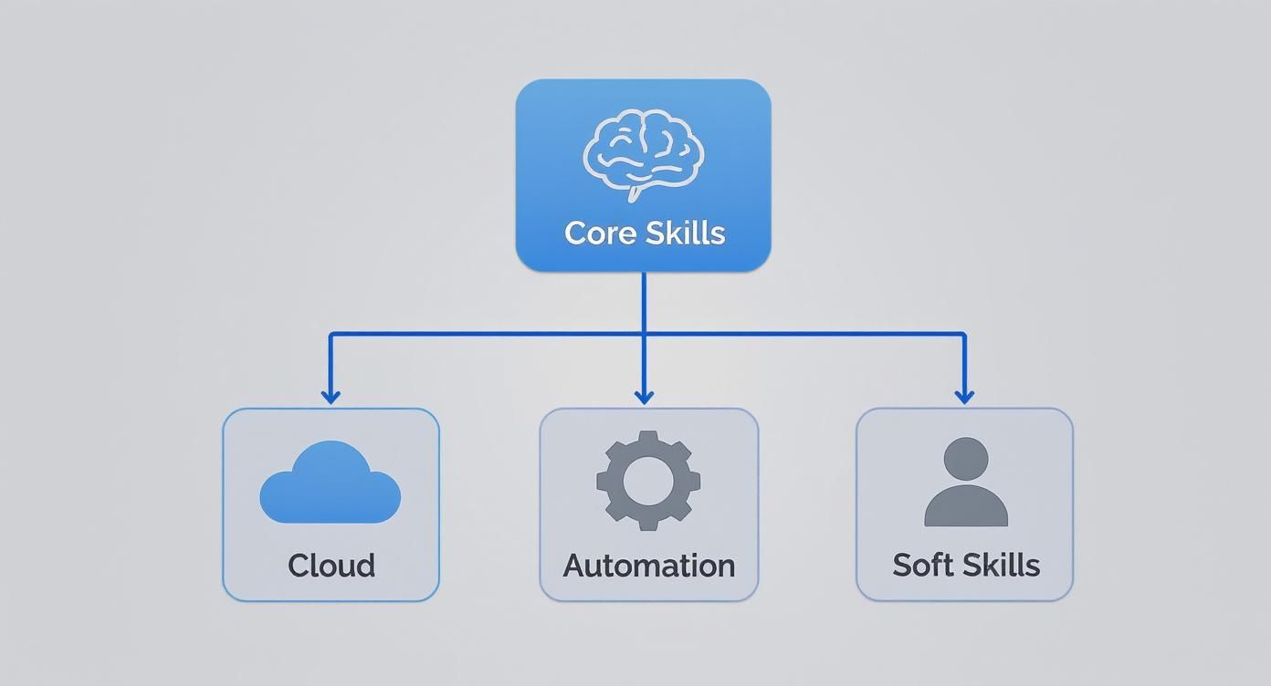 Infographic about job description of devops engineer