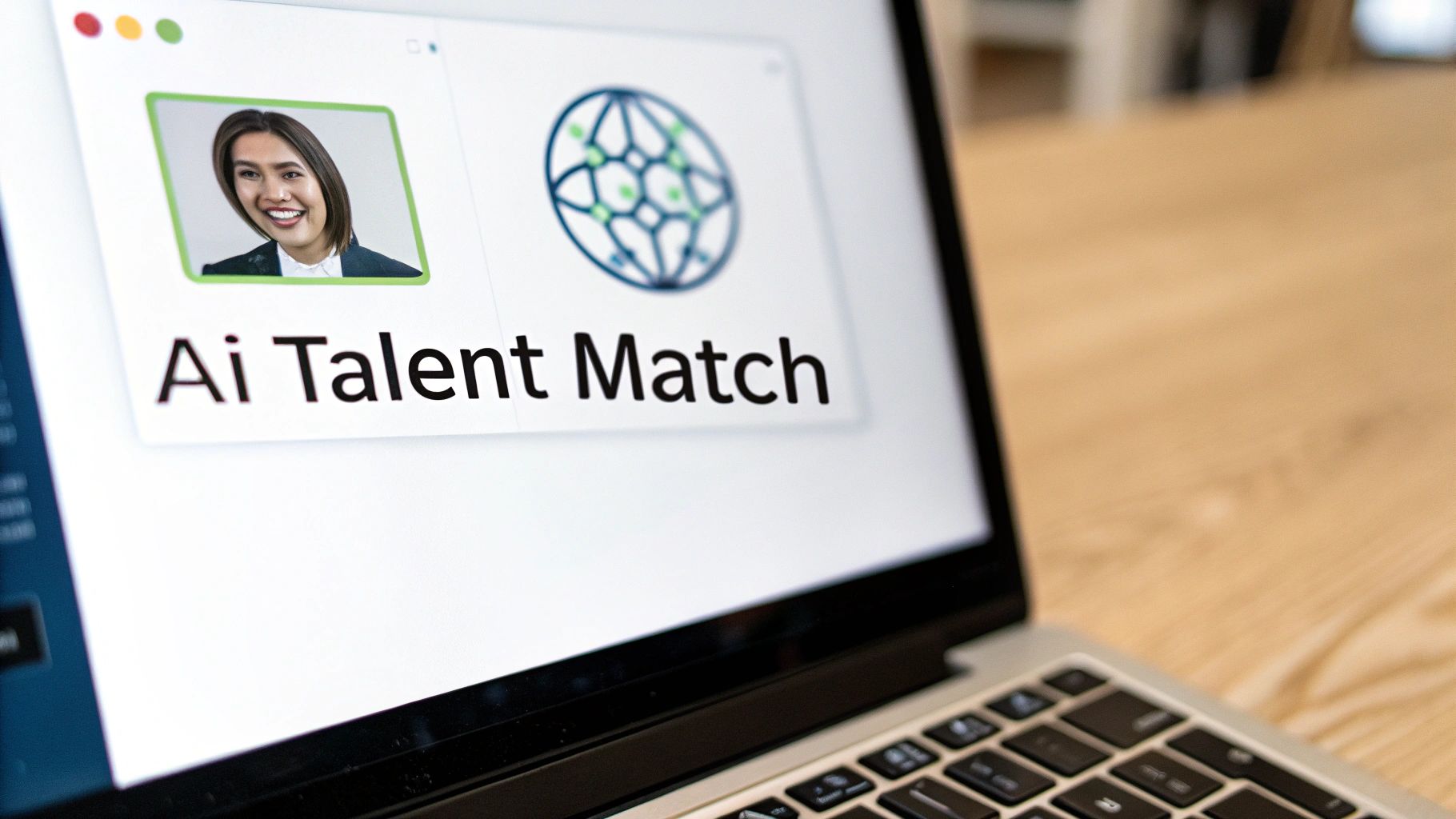 AI-powered platform showing global talent profiles
