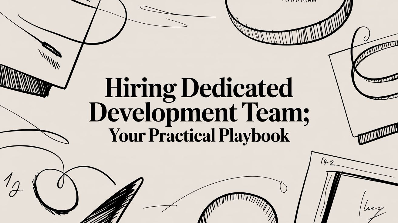 Hiring dedicated development team: Your practical playbook