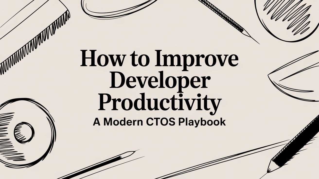 How to Improve Developer Productivity A Modern CTOs Playbook