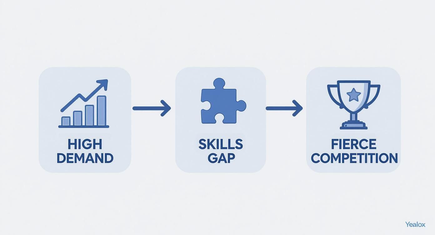 Infographic about software developer staffing agency