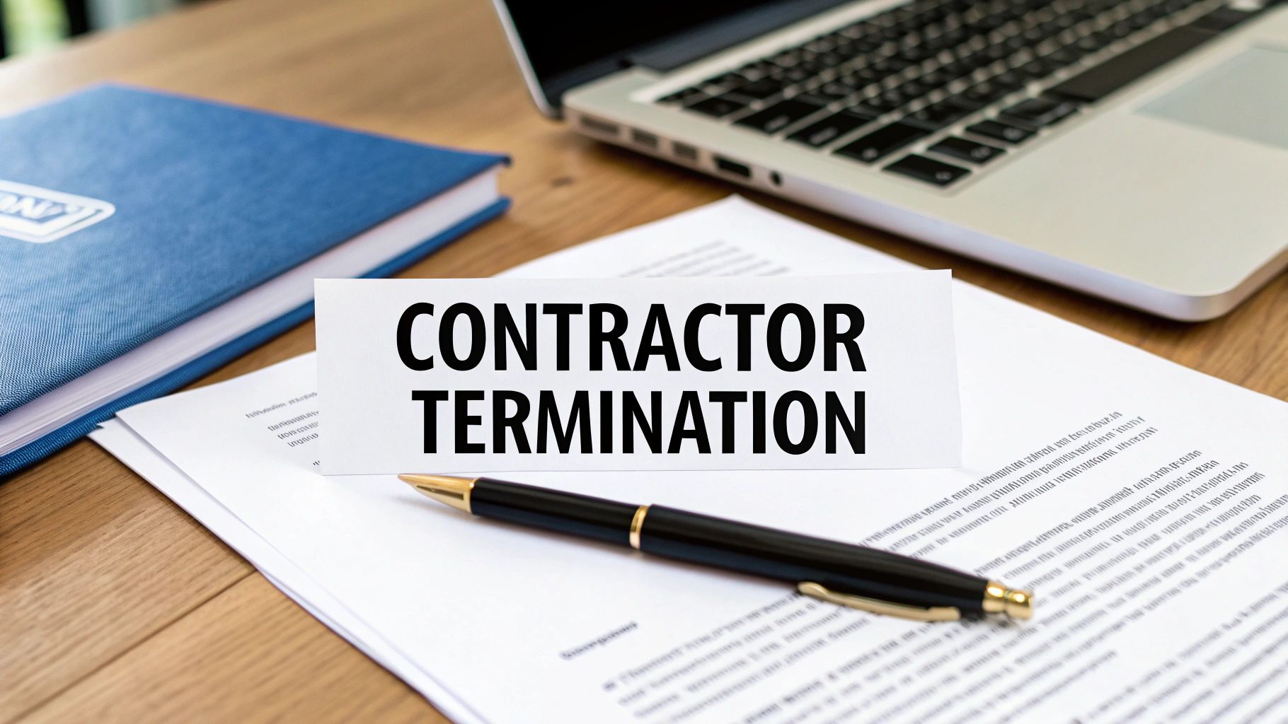 sample termination letter for contractors: Templates