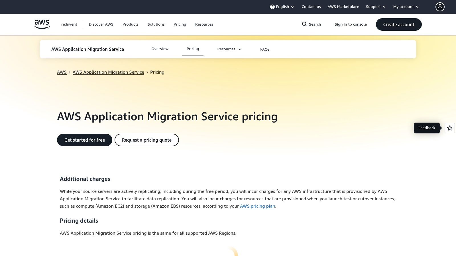 AWS Application Migration Service (MGN) + AWS Migration Acceleration Program (MAP)