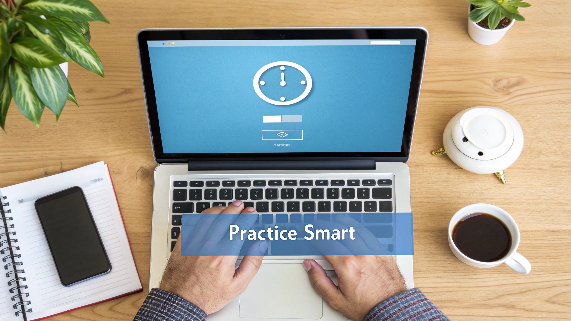 A person's hands flying across a glowing keyboard, symbolizing high-speed typing.