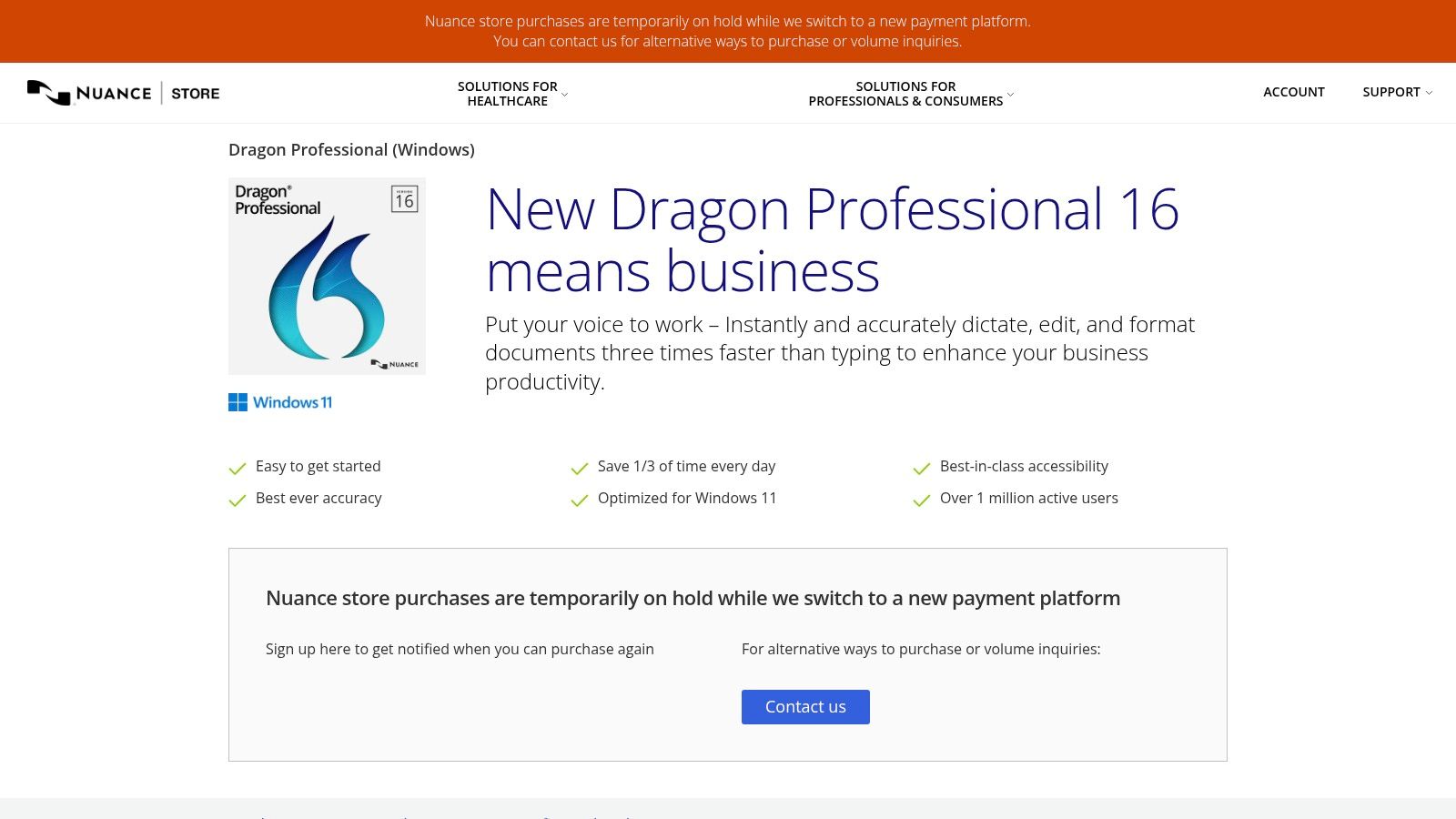 Nuance Dragon Professional v16