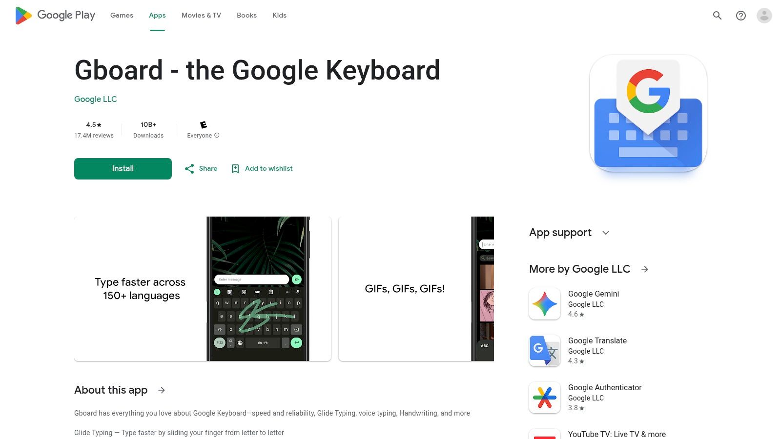 Gboard (Google Keyboard)