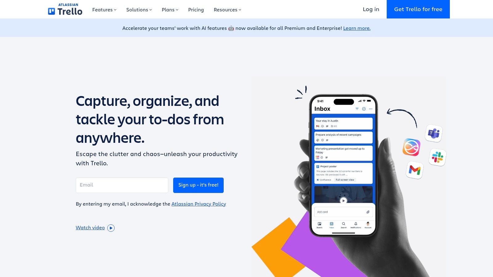Trello (by Atlassian)