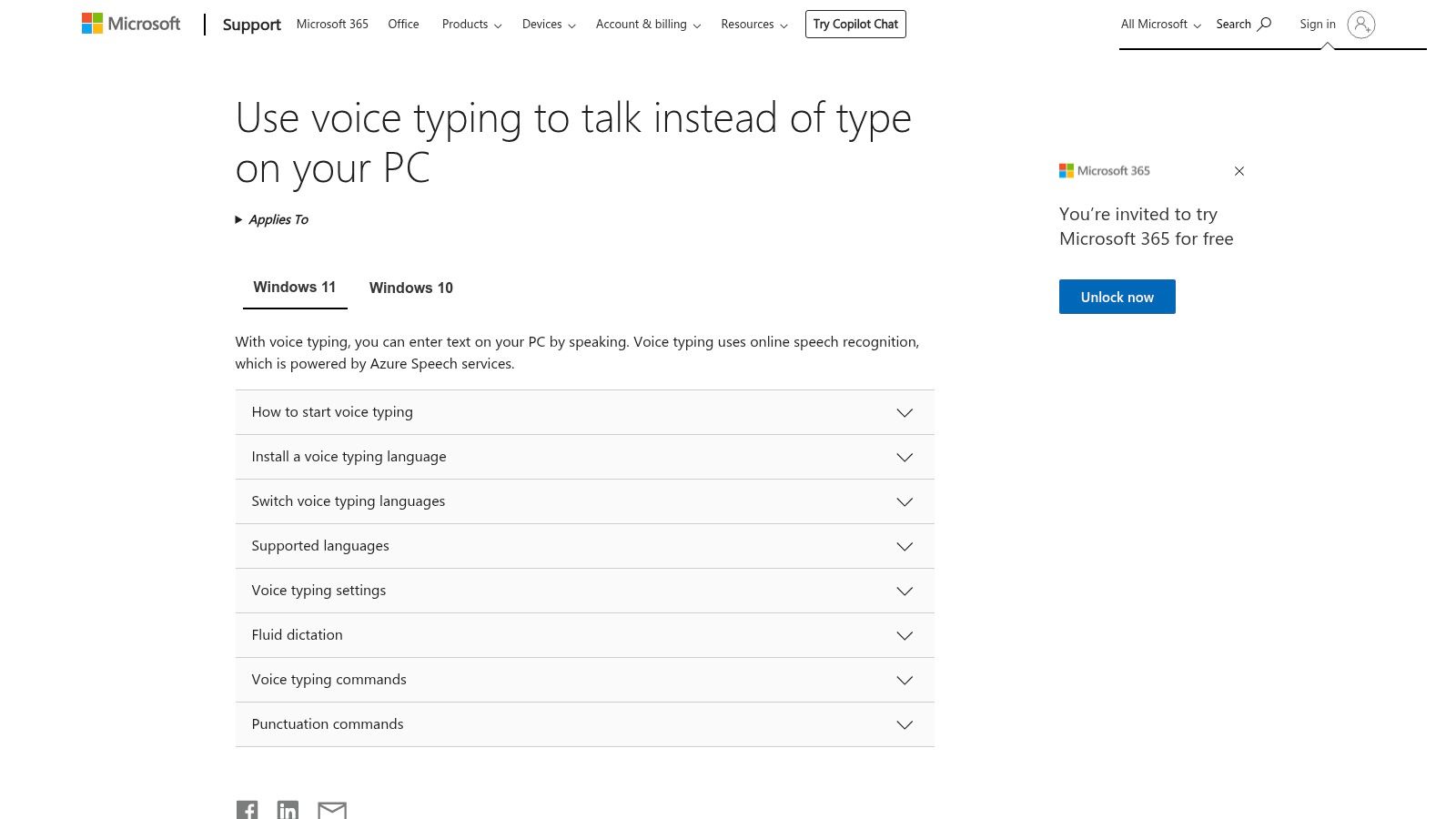 Windows 11 Voice Typing (system‑wide)