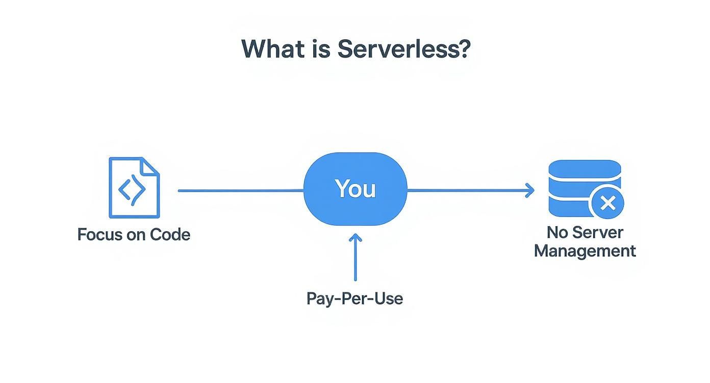 Infographic about what is serverless architecture