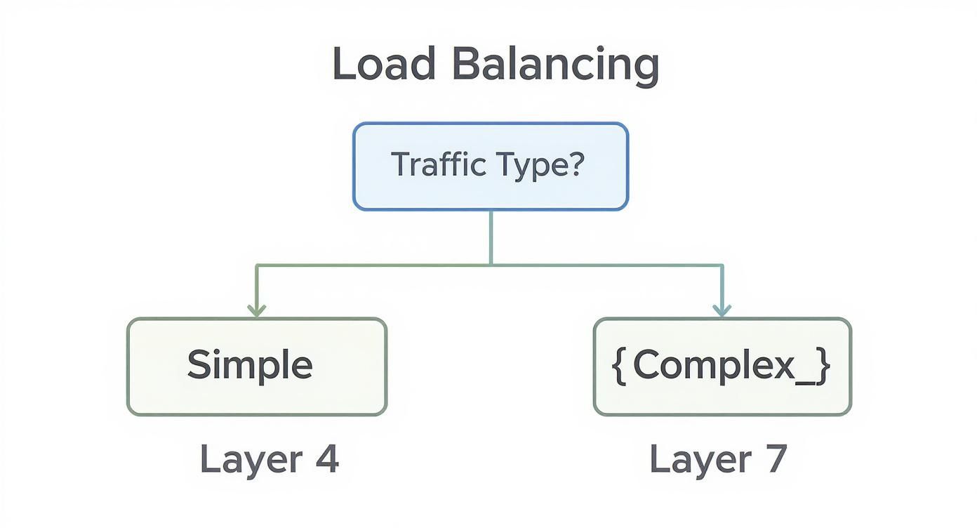 Infographic about how to configure load balancer
