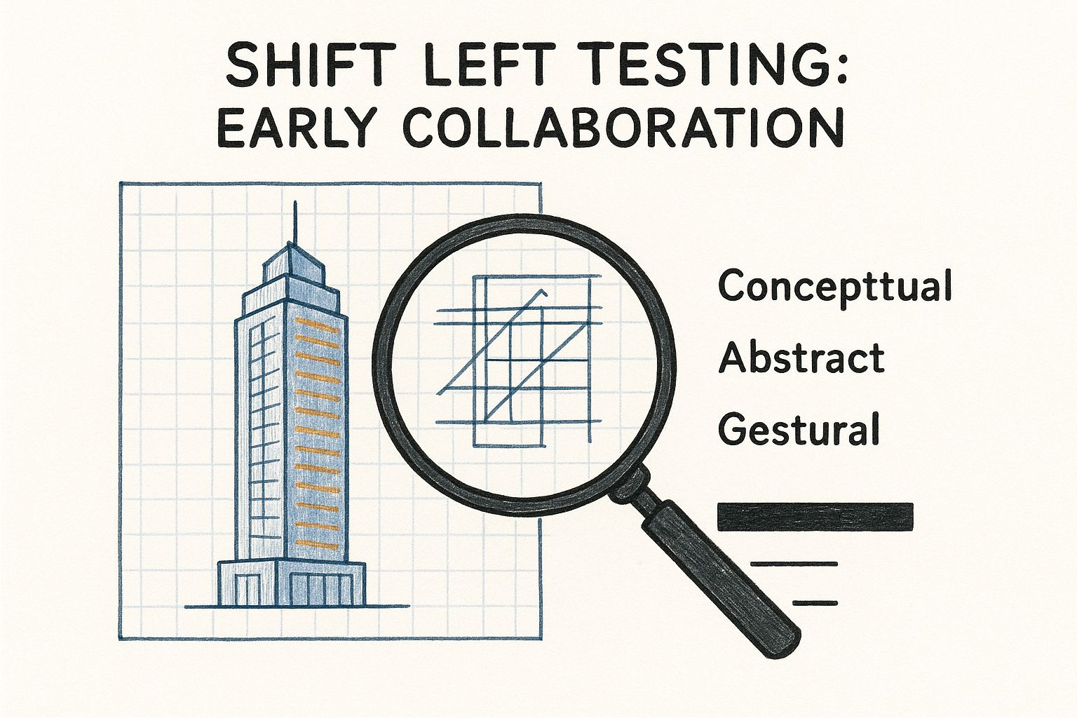 Infographic about what is shift left testing