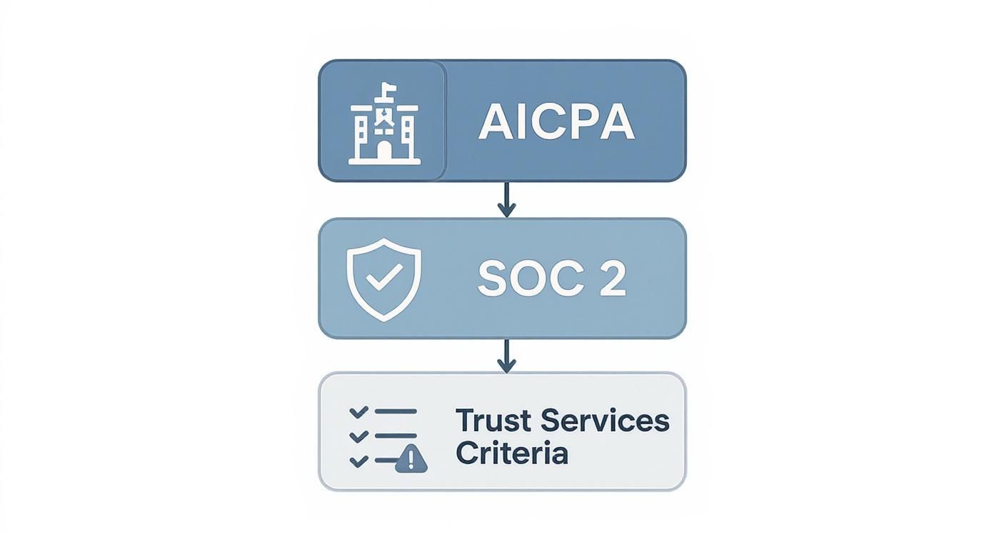 Infographic about soc 2 compliance requirements