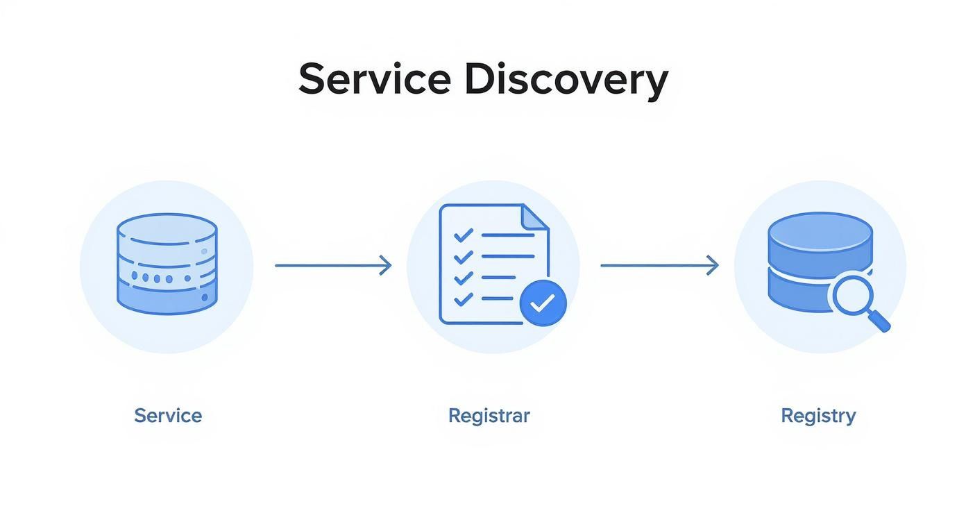 Infographic about what is service discovery