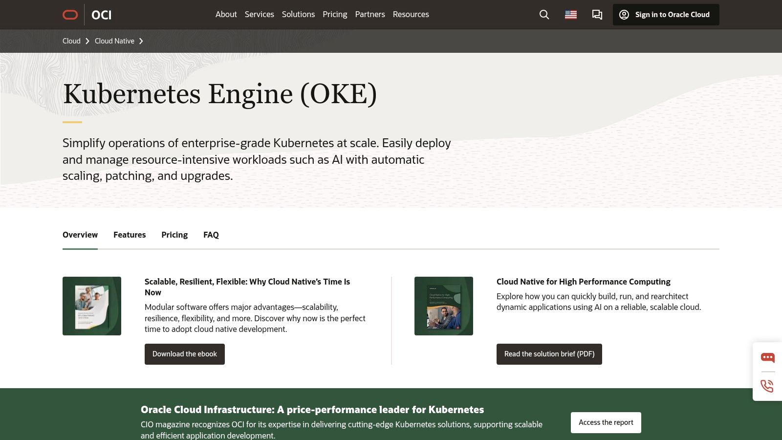 Oracle Container Engine for Kubernetes (OKE)