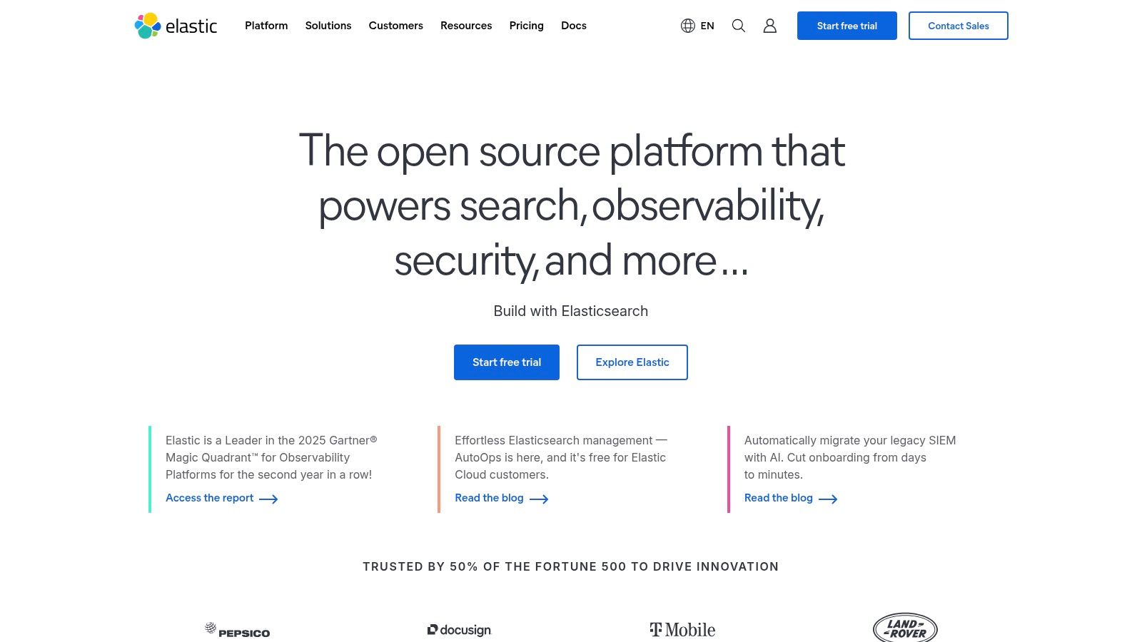 Elastic Observability (Elastic Cloud, Serverless)