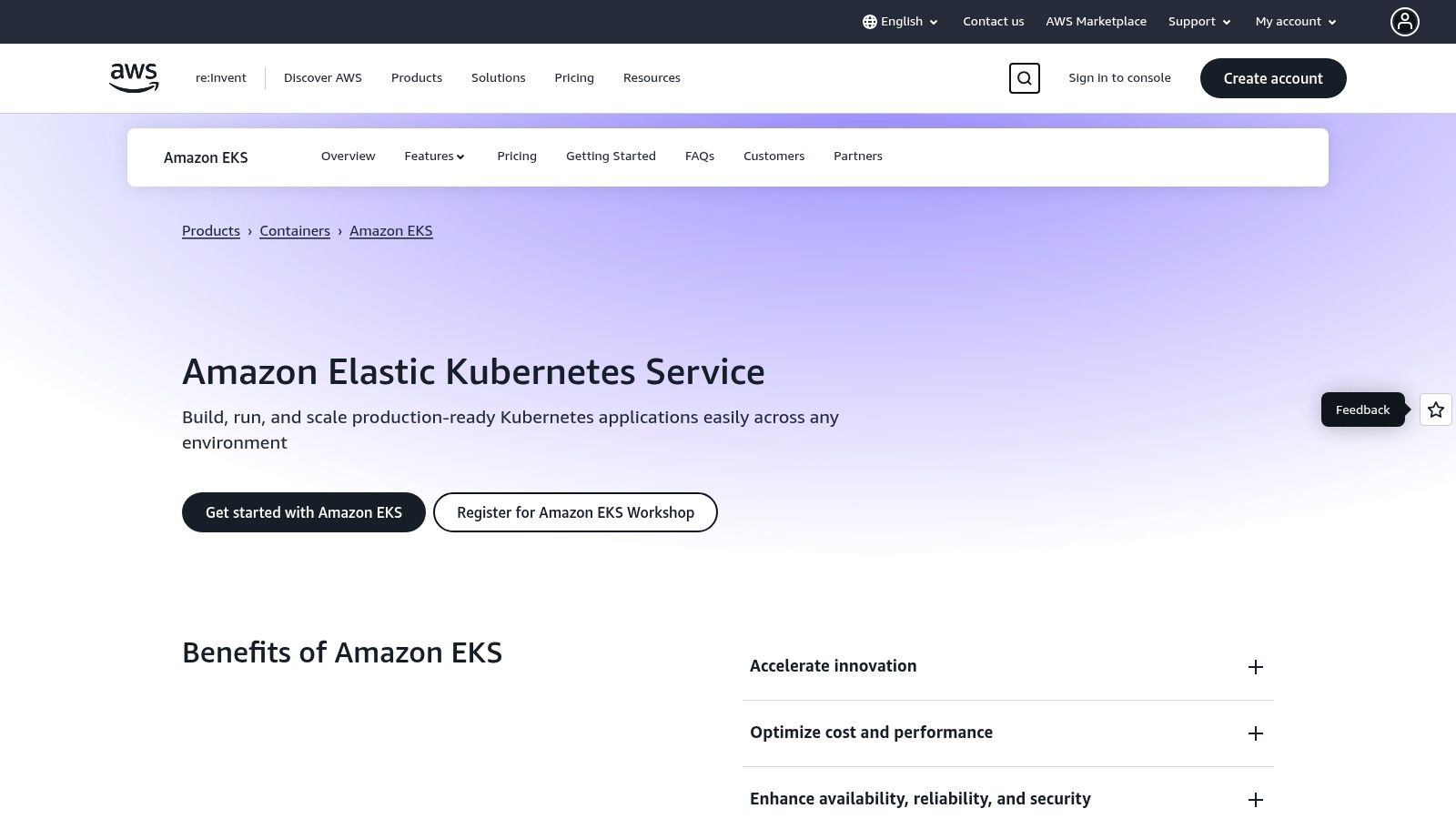 Amazon Elastic Kubernetes Service (EKS) – AWS