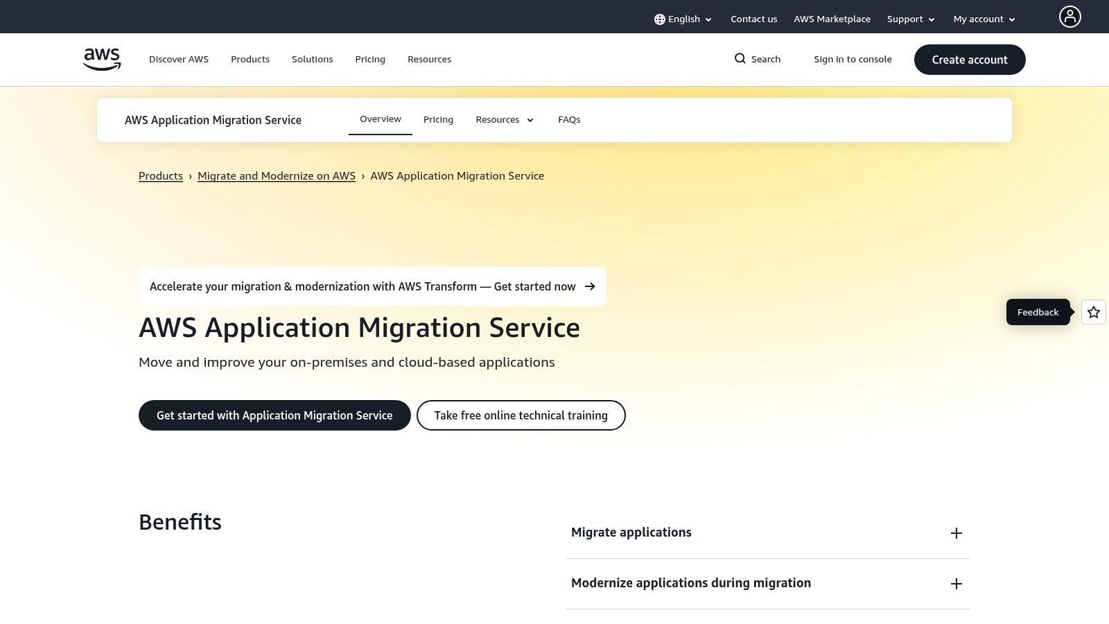 AWS Application Migration Service (AWS MGN)