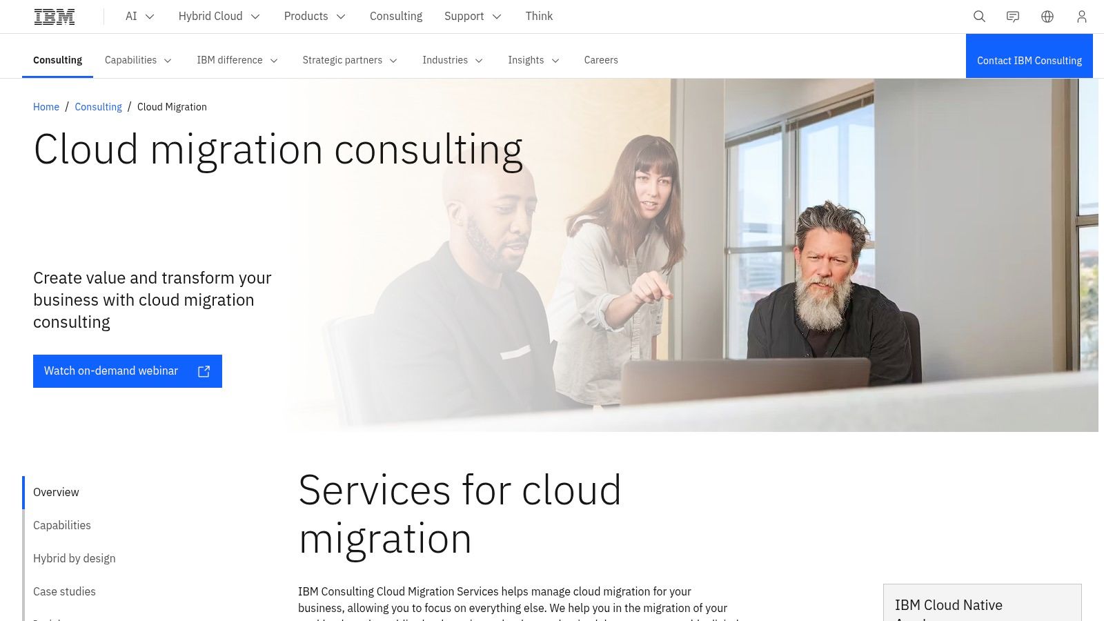 IBM Consulting – Cloud Migration Consulting