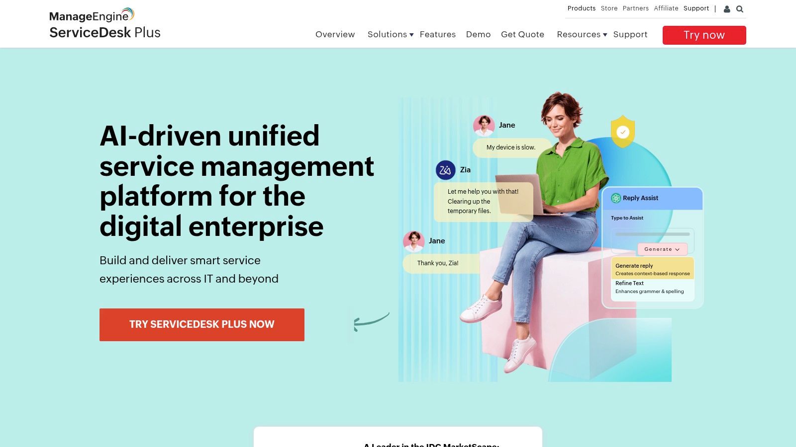 ManageEngine ServiceDesk Plus