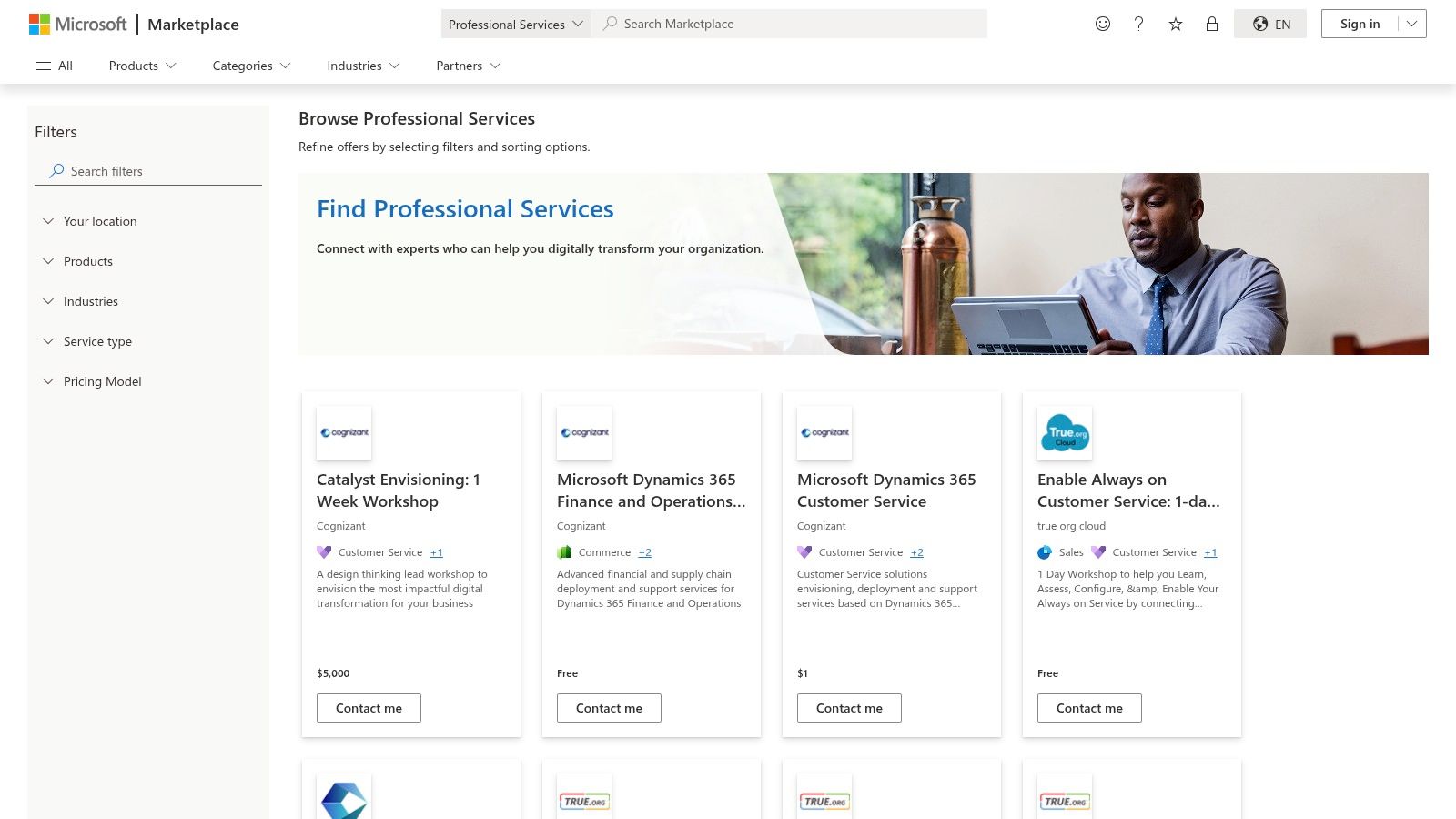 Microsoft Commercial Marketplace – Migration Professional Services