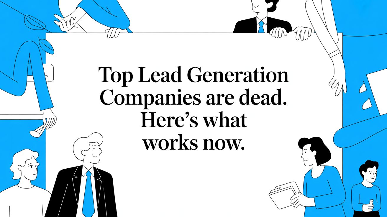 Top Lead Generation Companies Are Dead. Here's What Works Now.