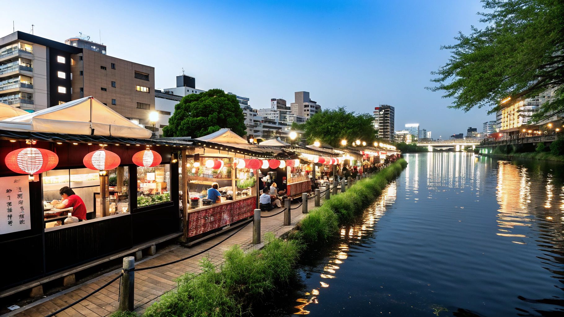 中洲 (Nakasu) Entertainment District