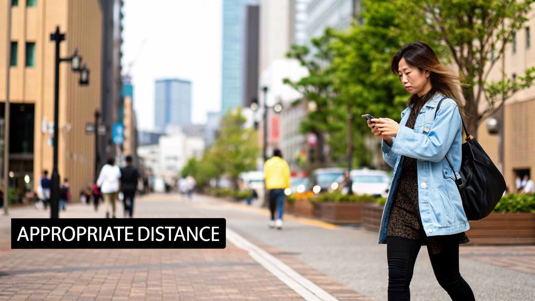 カフェで窓の外を眺めながら誰かを待つ女性