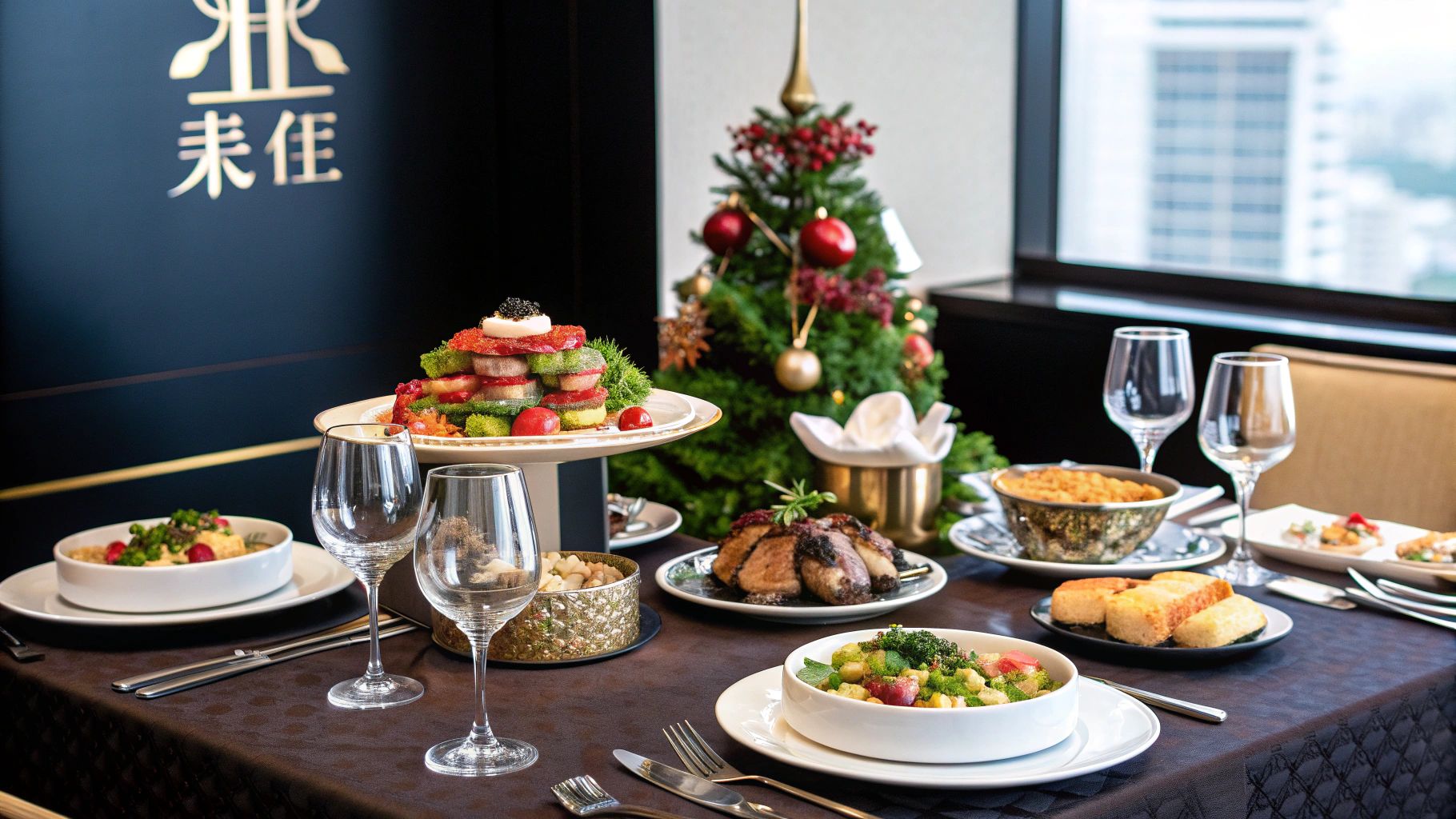 ホテルのクリスマスディナー (Hotel Christmas Dinner)
