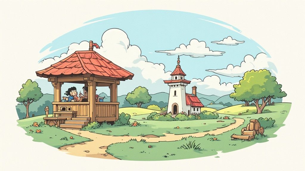 確定申告の書類を前に計算する人物