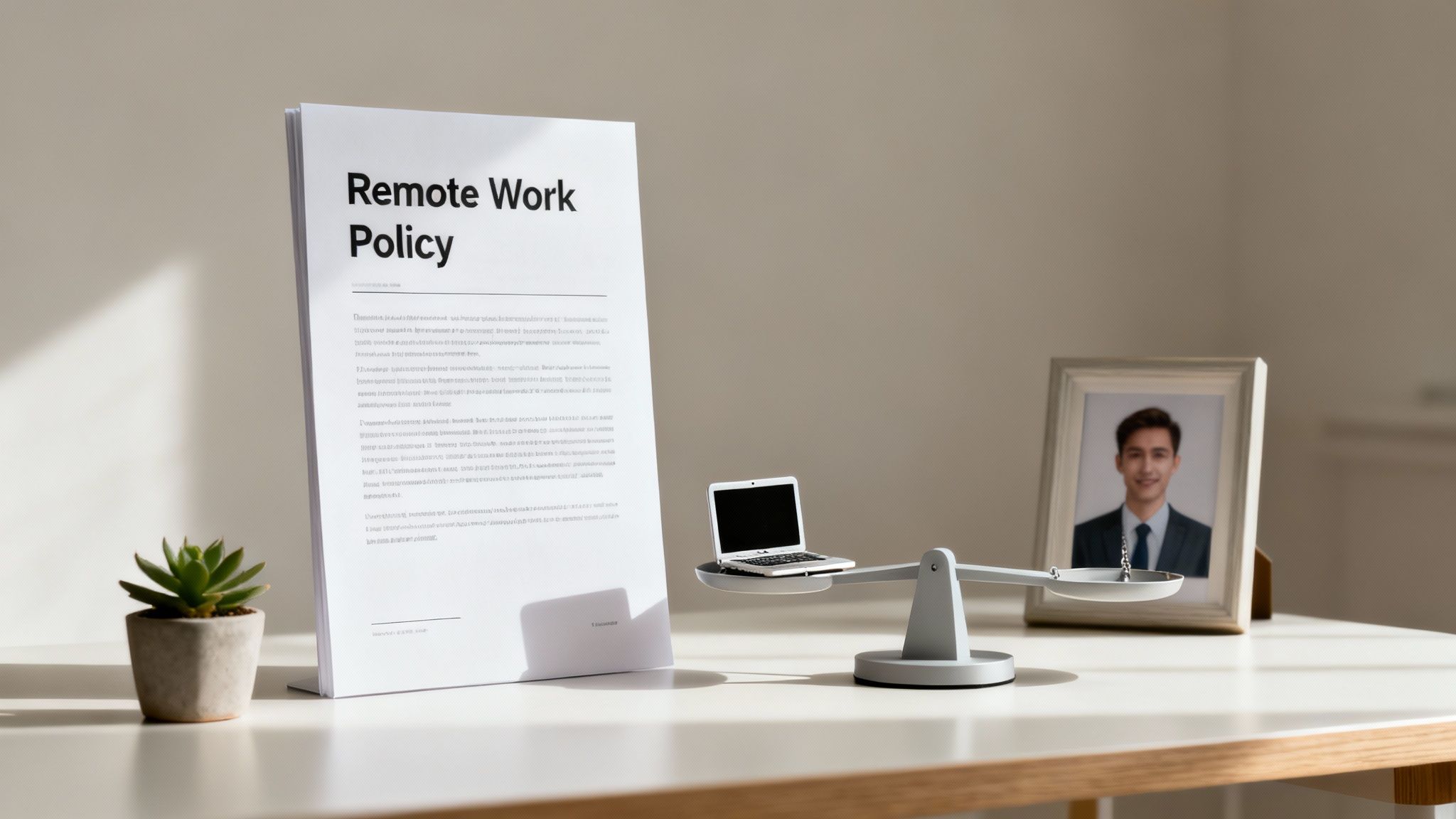 A person working remotely on a laptop in a comfortable home setting.