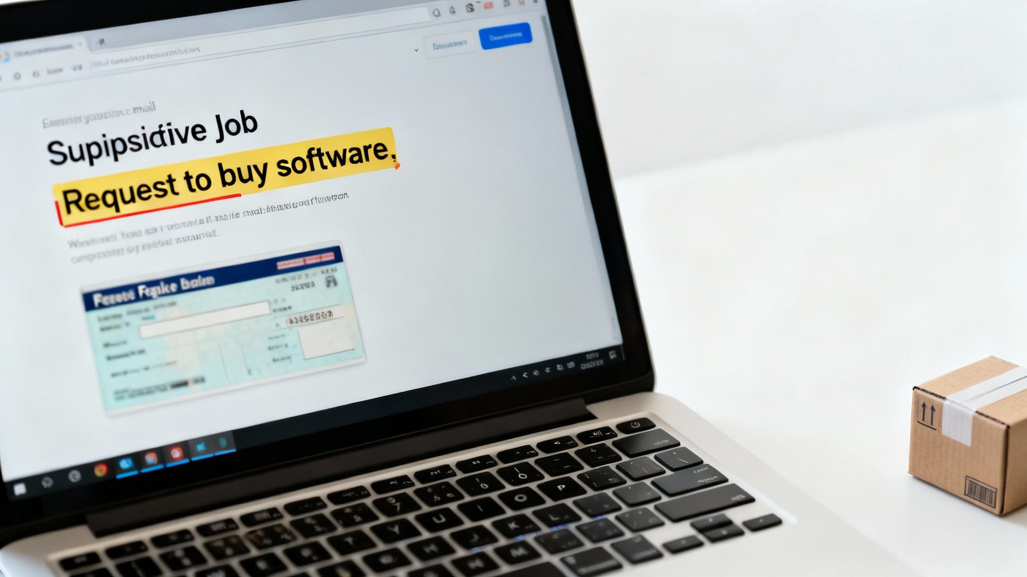 People on laptops at home, one looking concerned about a potential scam