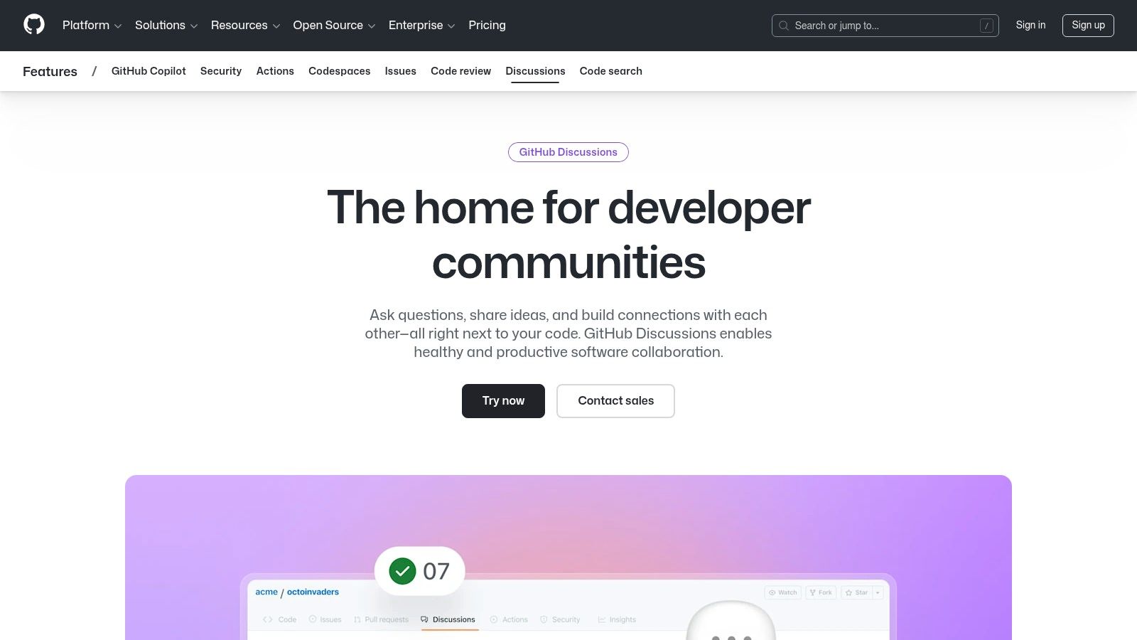 GitHub (Discussions)