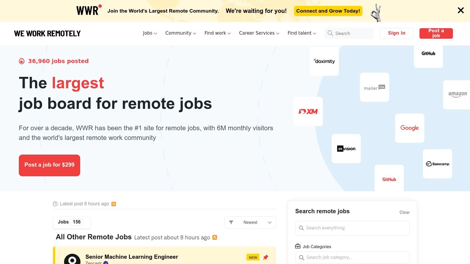 We Work Remotely (WWR)
