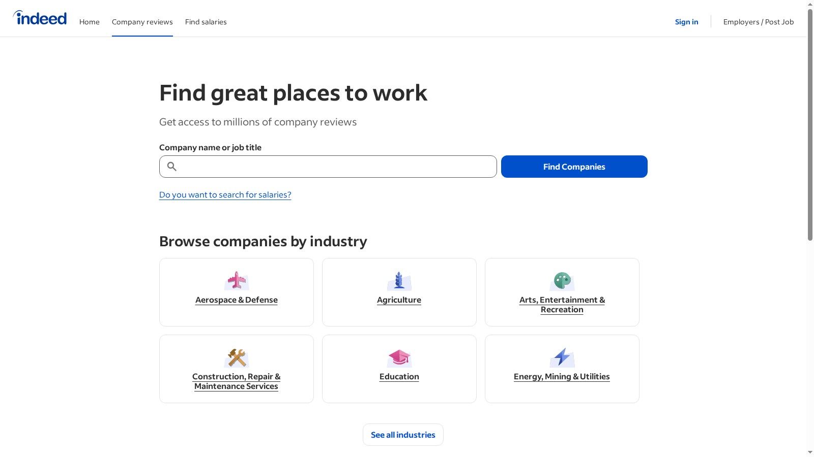 Indeed Company Reviews