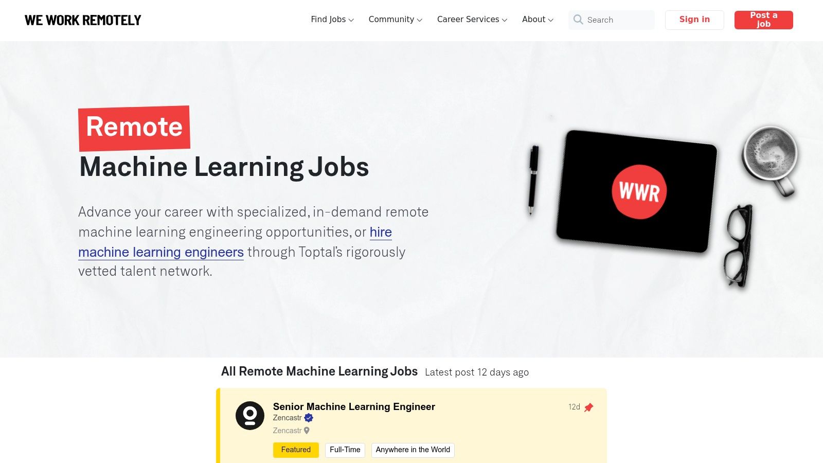 We Work Remotely (WWR)