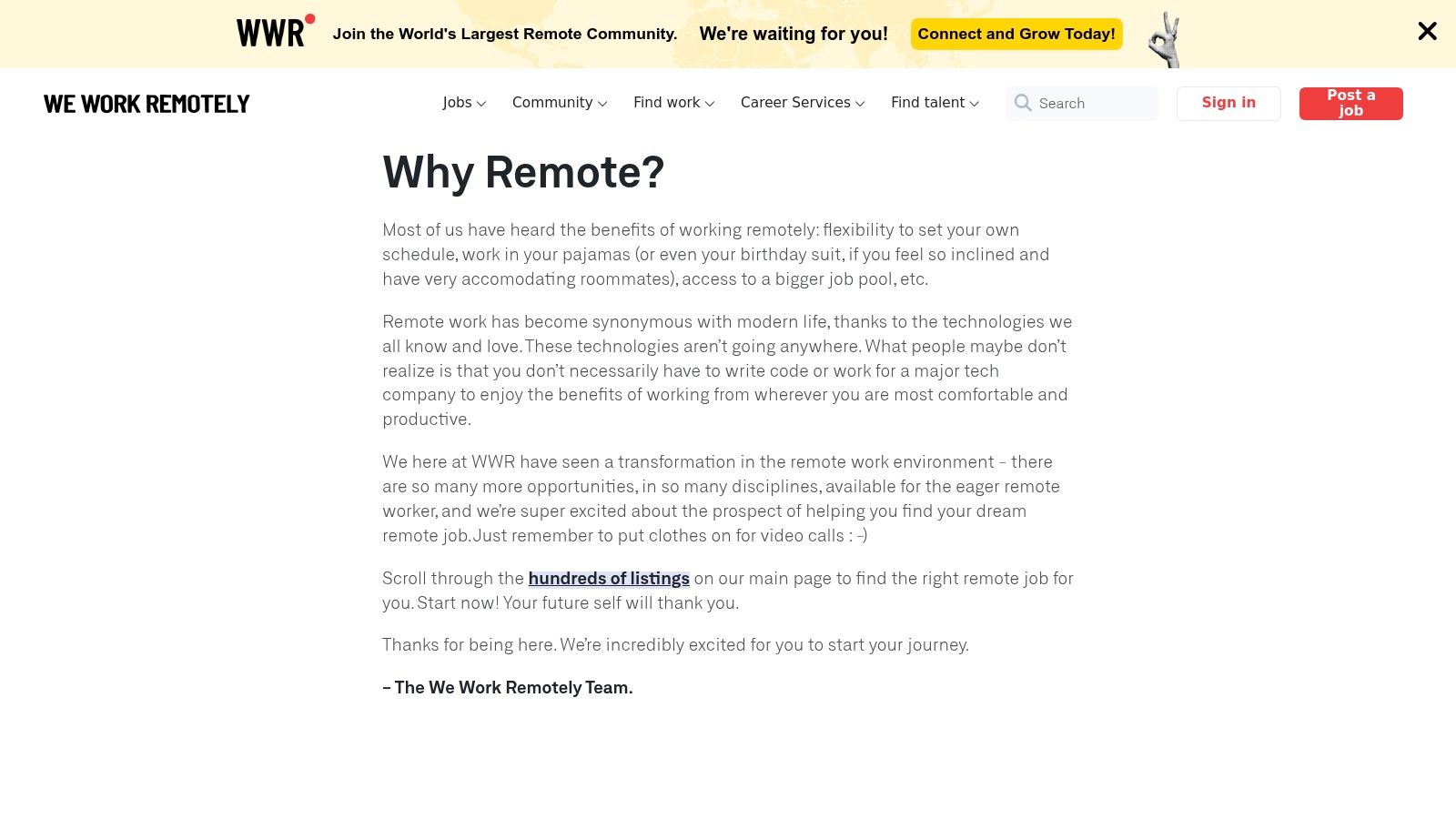 We Work Remotely
