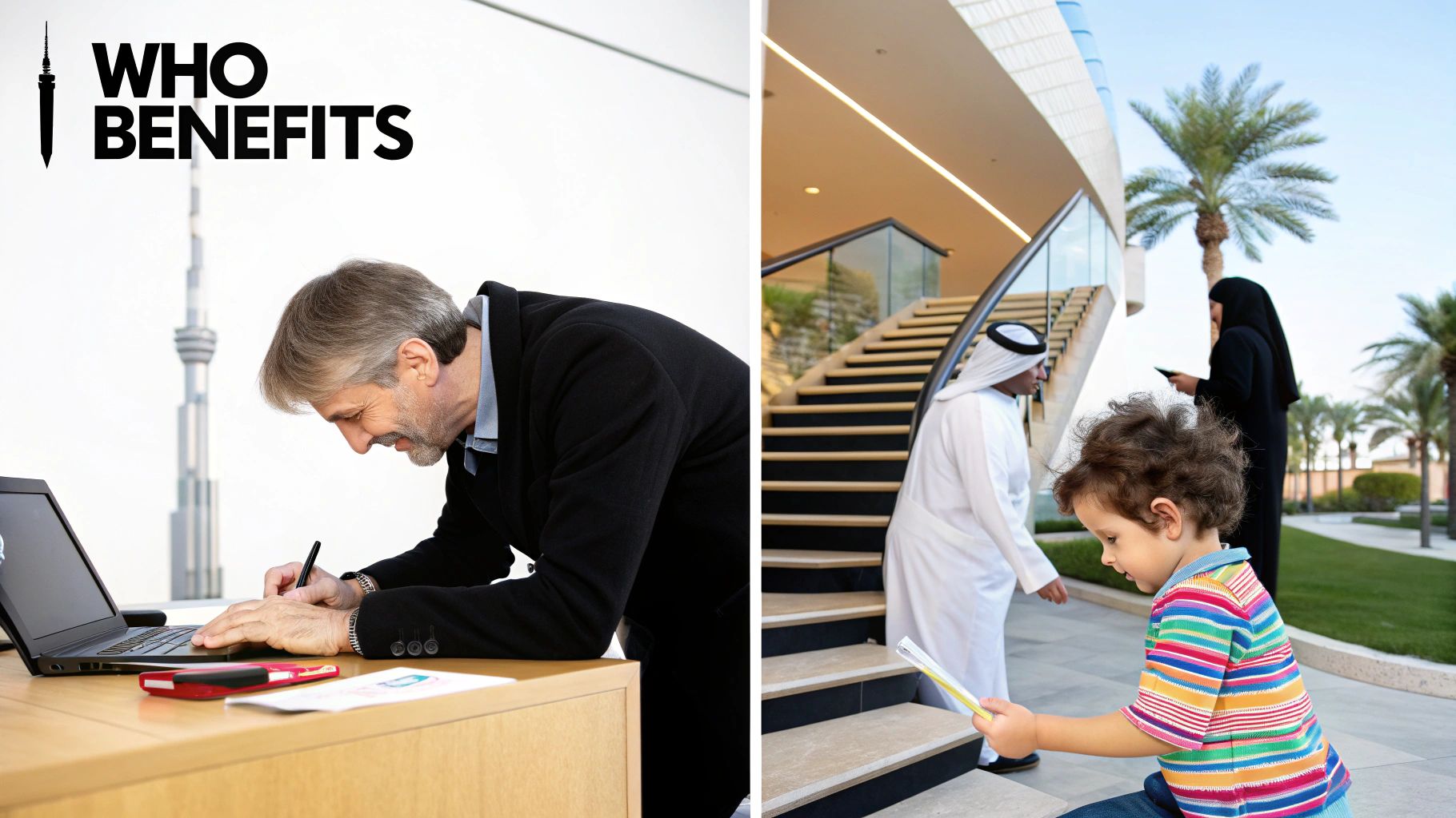 A child engaged in a focused play activity with a therapist in Dubai.