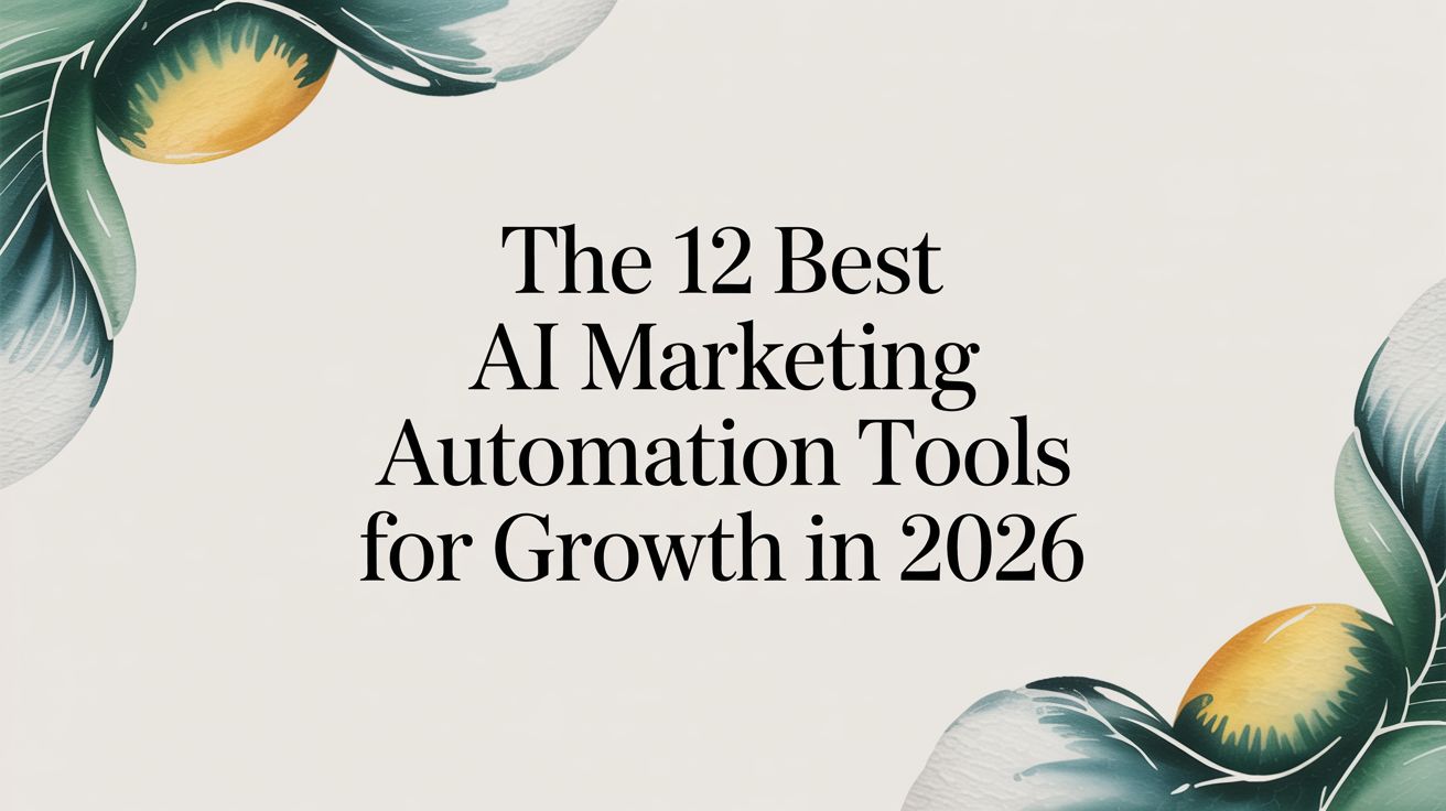 AI marketing automation tools