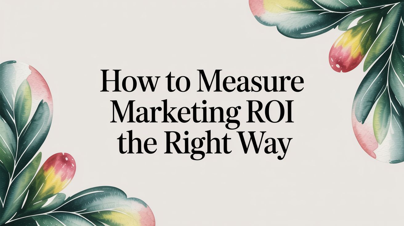How to Measure Marketing ROI