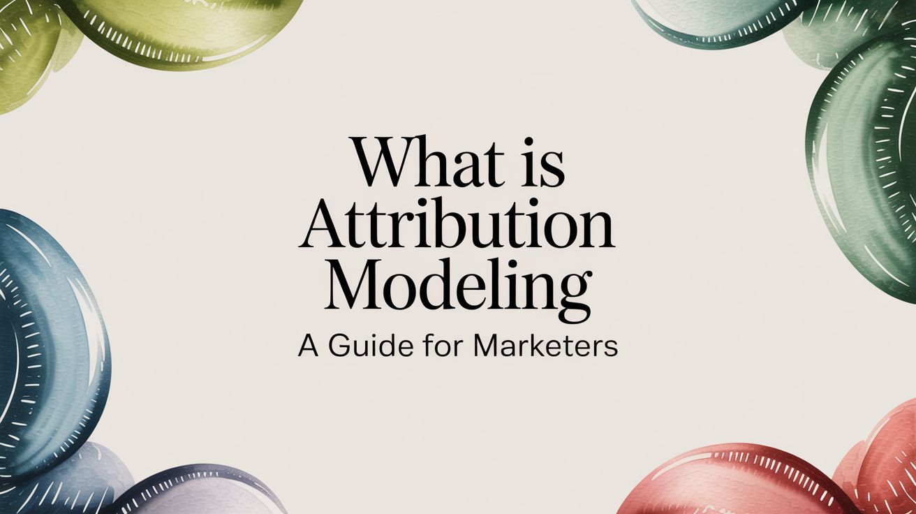 Marketers Guide for Attribution Modeling