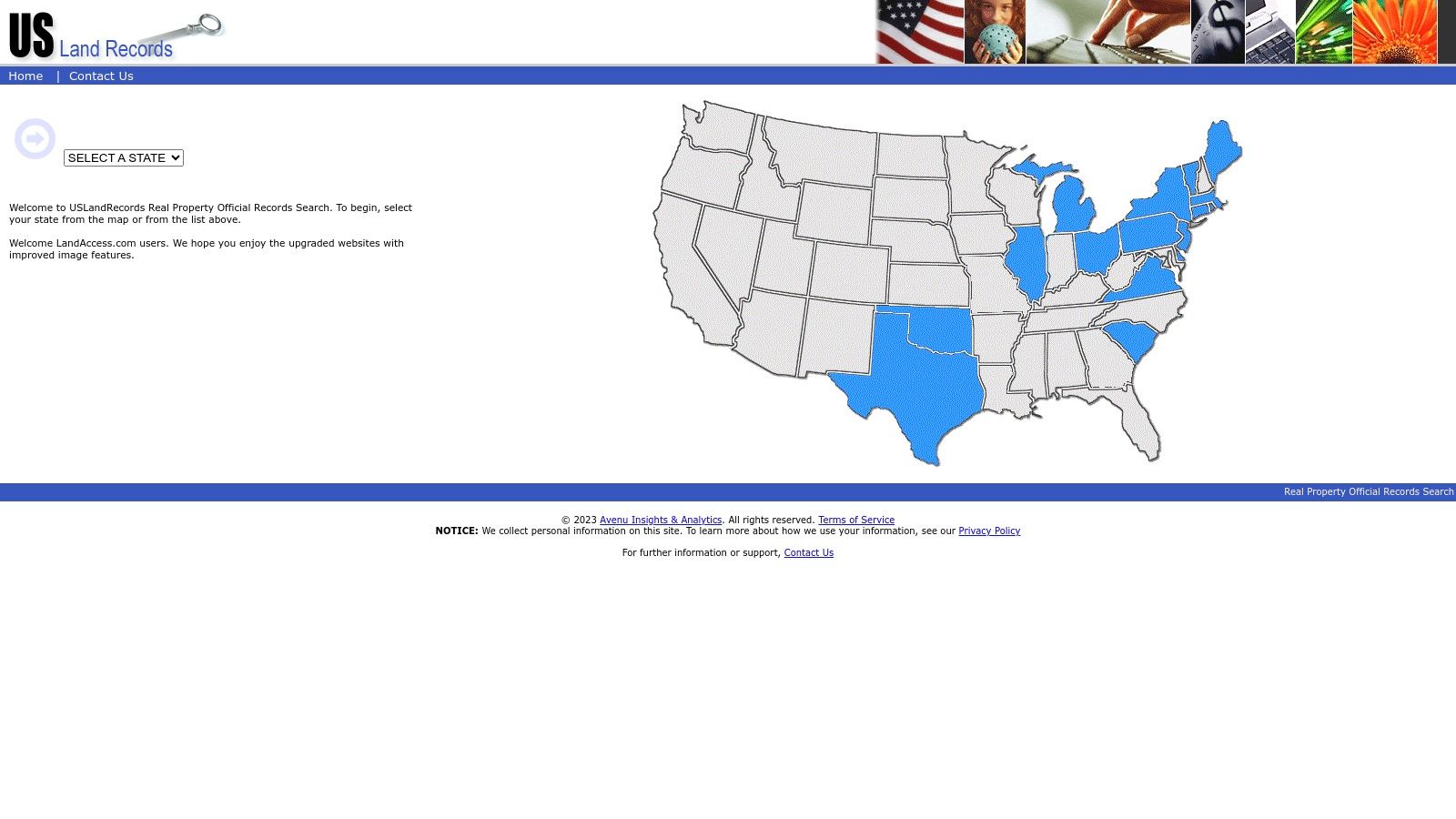 USLandRecords (Avenu Insights & Analytics)