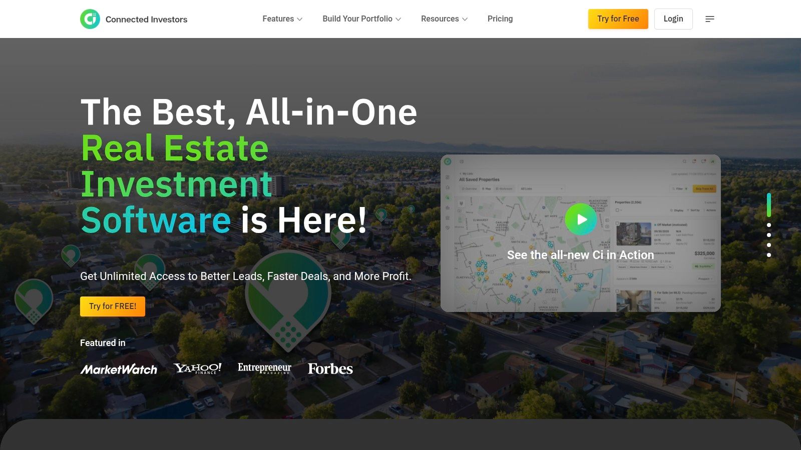 Connected Investors (Cash Buyers tool)